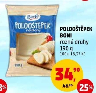 Sýr Polooštěpek Boni