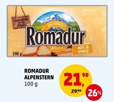 Sýr Romadur Alpenstern