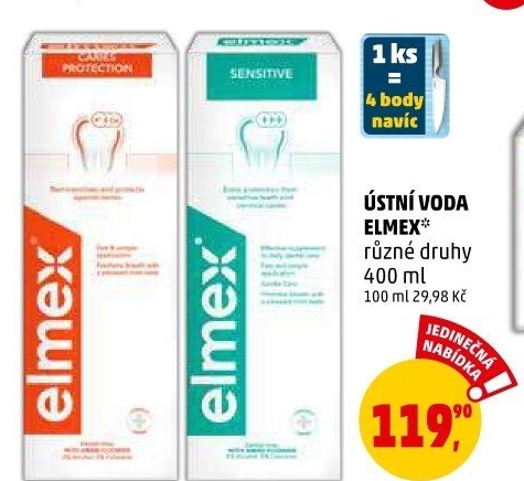Ústní voda Elmex