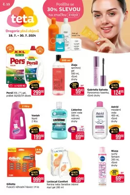 akční leták Teta drogerie 18.7.2024-30.7.2024