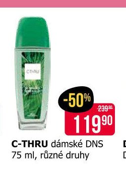 C-THRU dámské DNS 75 ml, různé druhy