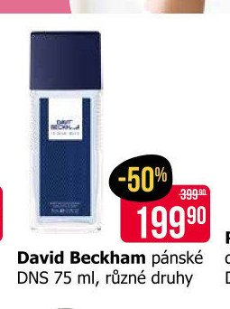 David Beckham pánské DNS 75 ml, různé druhy