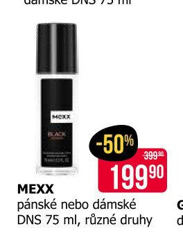 MEXX pánské nebo dámské DNS 75 ml, různé druhy