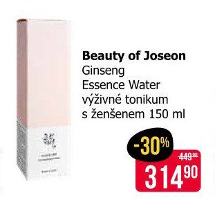 Beauty of Joseon Ginseng Essence Water výživné tonikum s ženšenem 150 ml