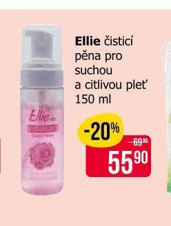 Ellie čistící pěna pro suchou a citlivou pleť 150 ml