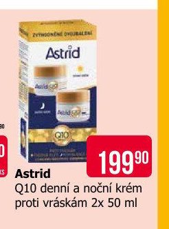 Astrid Q10 denní a noční krém proti vráskám 2x 50 ml