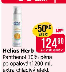 Pěna po opalovaní Panthenol Helios Herb