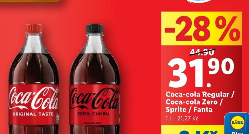 Coca-cola Regular / Coca-cola Zero / Sprite / Fanta
