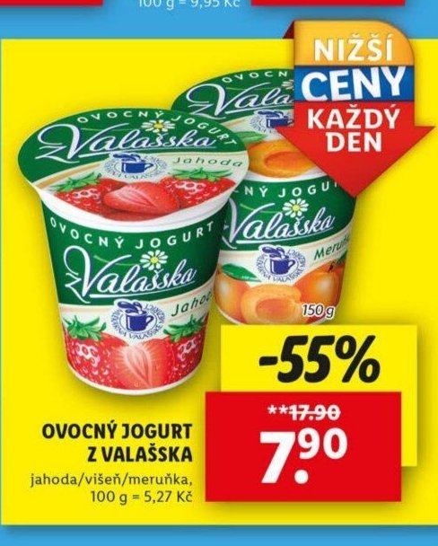 Valašská ovocný jogurt