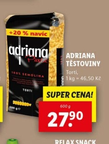 Adriana těstoviny