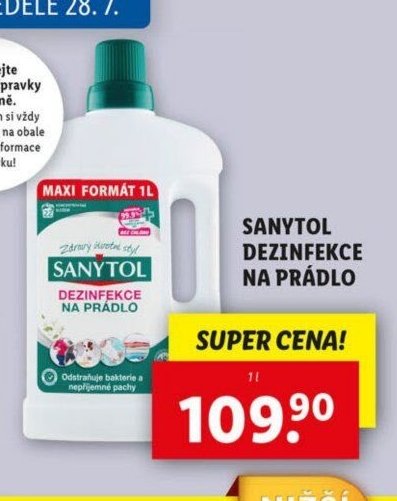 Sanytol dezinfekce na prádlo