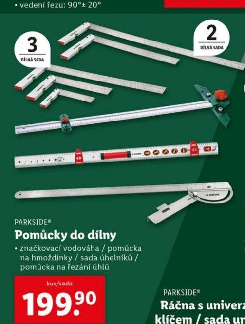 Parkside Pomůcky do dílny