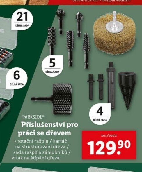 PARKSIDE Příslušenství pro práci se dřevem