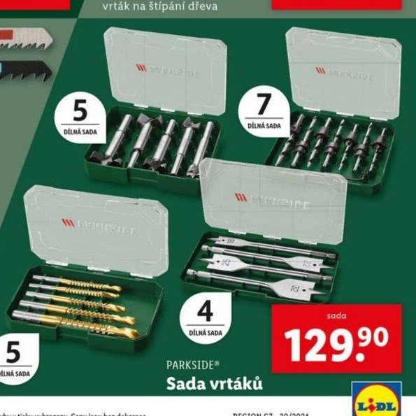 PARKSIDE Sada vrtáků