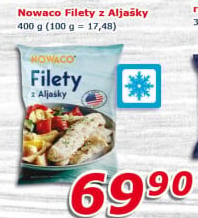 Filety mražené z Aljašky Nowaco