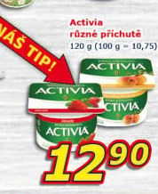 Jogurt ochucený Activia Danone