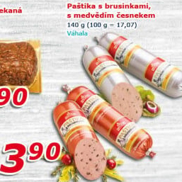 Paštika s medvědím česnekem Váhala