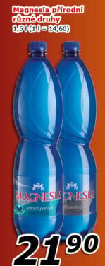 Přírodní voda Magnesia