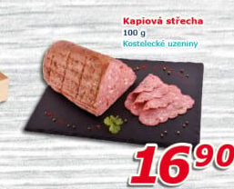 Střecha kapiová Kostelecké uzeniny