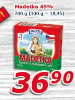 Sýr tavený smetanový Madetka