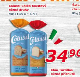 Toustový chléb Colussi