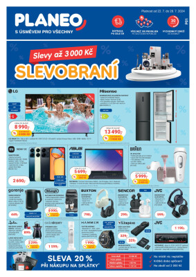 akční leták Planeo 22.7.2024-28.7.2024