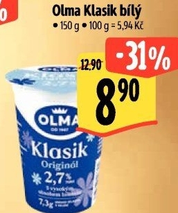 Bílý jogurt Klasik Olma