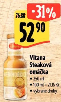 Omáčka steaková Vitana