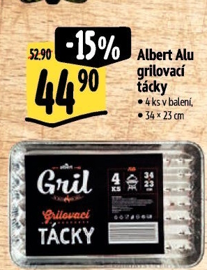 Tácky grilovací Albert Gril