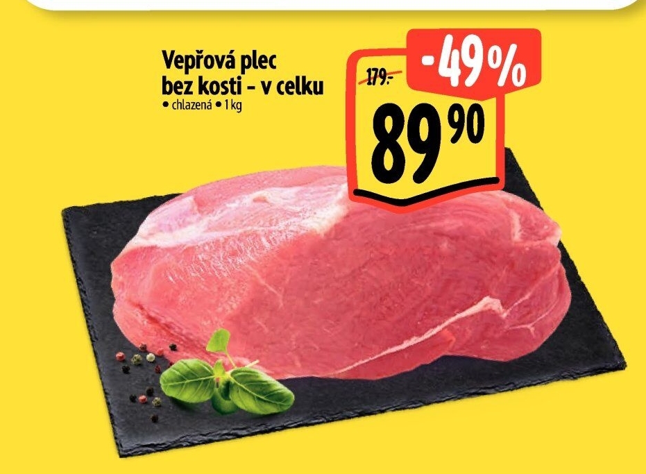 Vepřová plec bez kosti