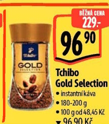 Instantní káva Tchibo Gold Selection
