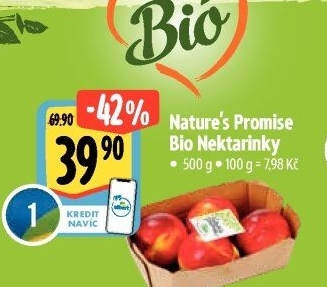 Nektarinky bio Nature'