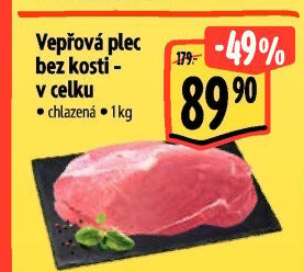 Vepřová plec bez kosti