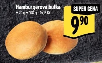 Bulka na hamburger