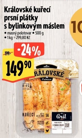 Královské kuřecí plátky marinované Albert Gril