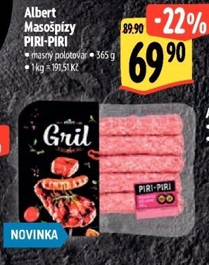 Masošpízy Piri-Piri Albert Gril