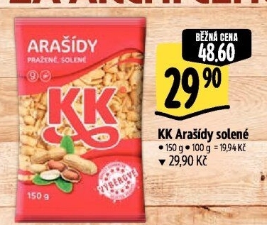 Pražené arašídy KK