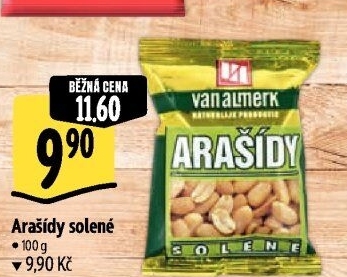 Pražené arašídy Van Almerk