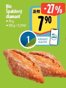 Špaldové pečivo bio