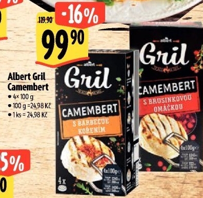 Sýr Camembert na gril Albert Gril