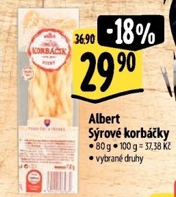 Sýr Korbáčky Albert