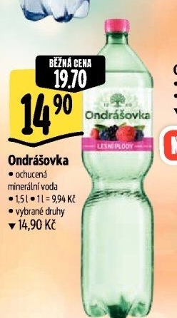 Voda ochucená Ondrášovka