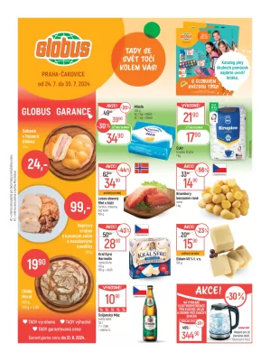 akční leták Globus 24.7.2024-30.7.2024