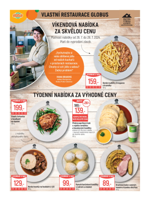 akční leták Globus 24.7.2024-30.7.2024
