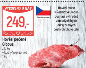 Hovězí pečeně z krku Globus