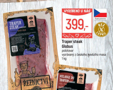Hovězí steak traper Globus