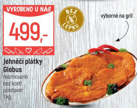Jehněčí plátky marinované Globus