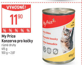 Konzerva pro kočky My Price