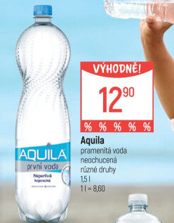 Přírodní voda Aquila Aqualinea