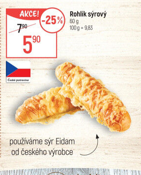 Rohlík se sýrem